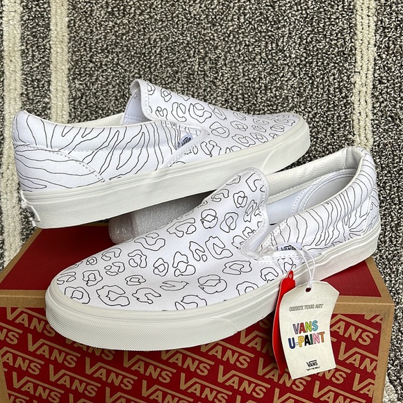 Vans Classic Slip-On U-Paint Leopard/Zebra WMNS - Picture 3 of 16